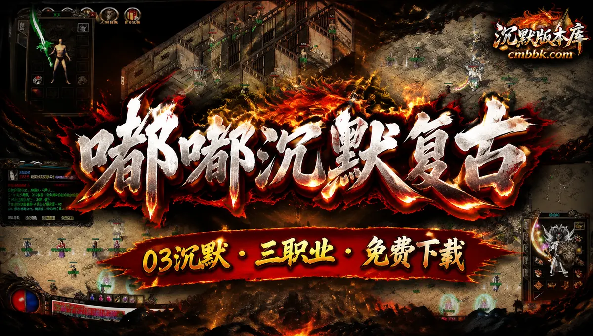 嘟嘟沉默复古三职业GOM引擎03沉默精髓传奇服务端免费下载（封面图）