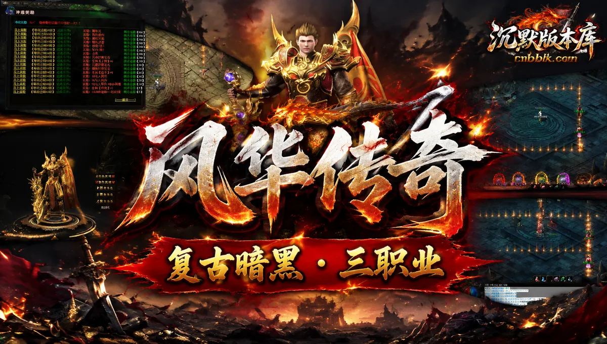 风华传奇复古暗黑三职业翎风引擎传奇服务端版本免费下载（封面图）