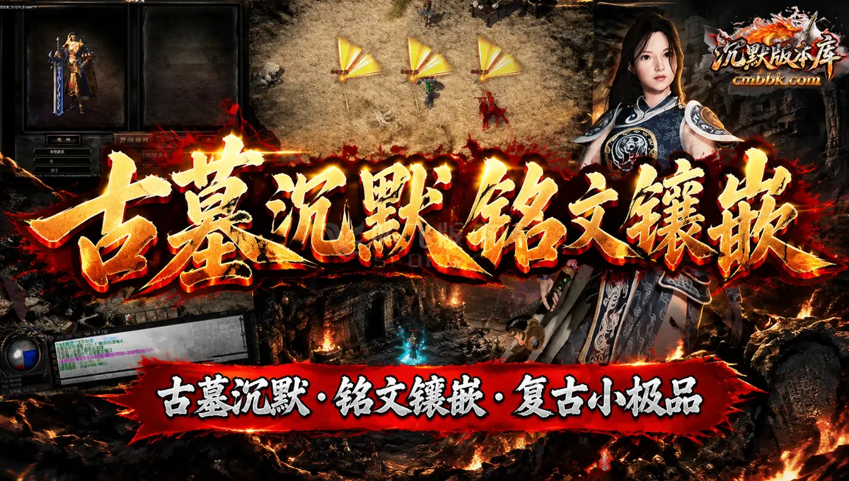 古墓沉默铭文镶嵌复古小极品三职业GOM引擎传奇服务端版本免费下载（封面图）