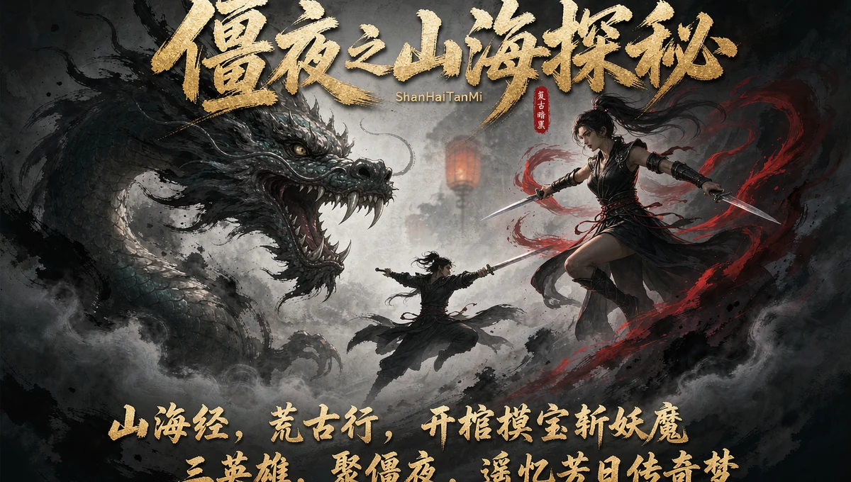 僵夜之山海探秘复古暗黑三职业GOM引擎传奇服务端版本免费下载（封面图）