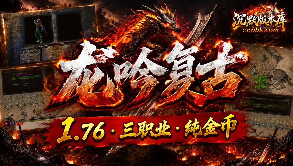 1.76龙吟复古纯金币三职业GOM引擎传奇服务端版本免费下载（封面图）