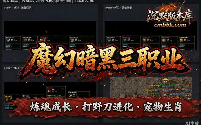 魔幻暗黑三职业翎风引擎传奇服务端免费下载 · 炼魂成长 打野刀进化 宠物生肖