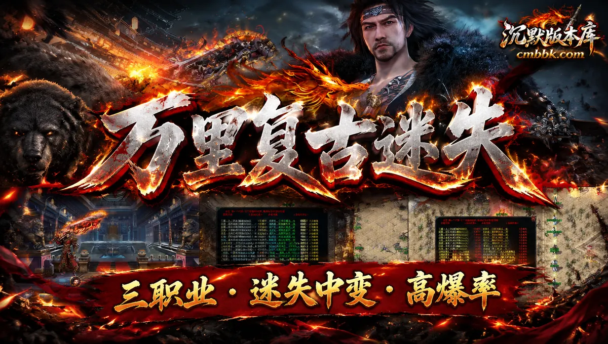 万里复古迷失激情中变三职业GOM引擎传奇服务端版本免费下载（封面图）