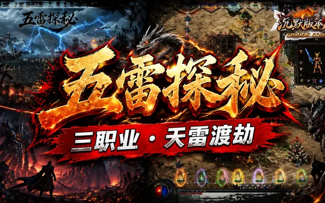 《五雷探秘》三职业ApexM2引擎传奇服务端免费下载 · 天雷渡劫
